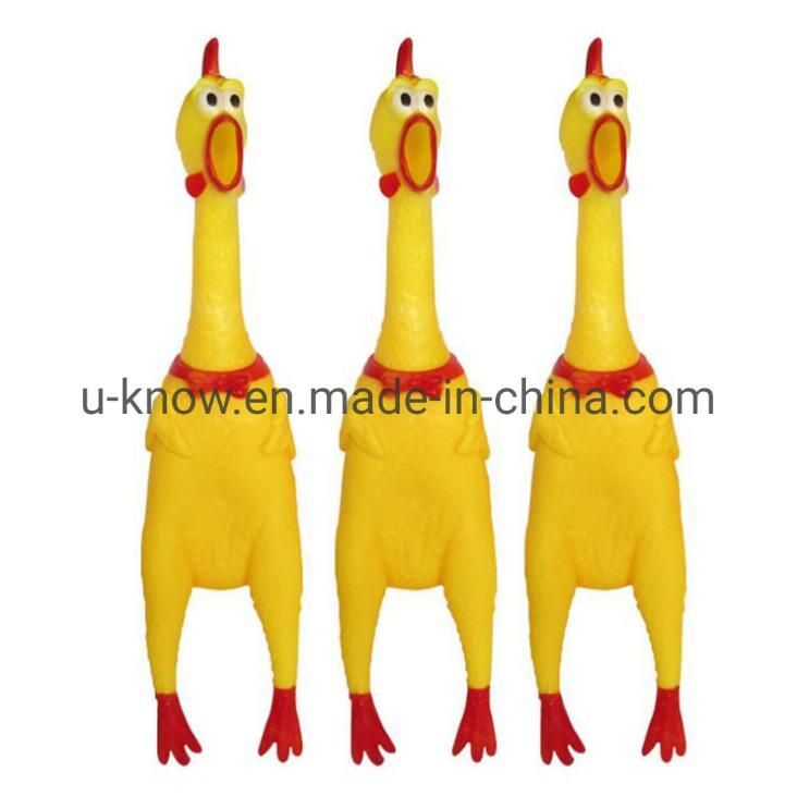 Vinyl Toys Pet Toy Squeaker Toy Shrilling Chicken Toy Luminous Vinyl