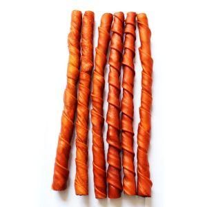 5&quot;Dog Chews Dyed Bleached Smoked Porkhide Twisted Sticks