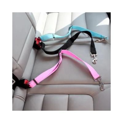 Fashion 2022 Pet Adjustable Car Seatbelt Nylon Dog Cat Seat Belt