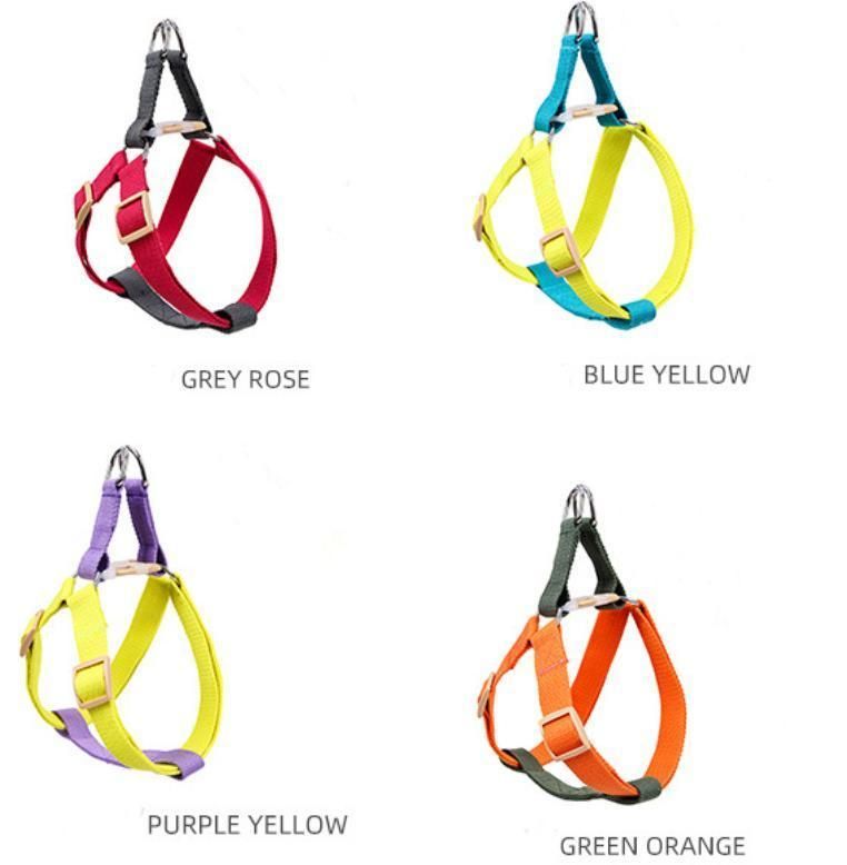 Double Color Personalized Premium Luxury Reversible Dog Designers Harness for Dogs