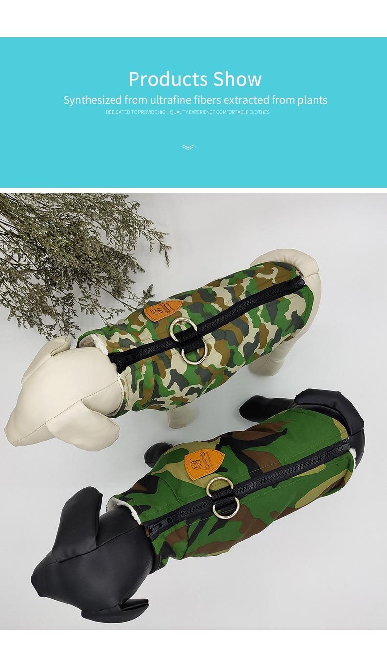 Wholesale Price Winter Waterproof Windproof D-Ring Warm Coat Dog Ski Suit Sweater