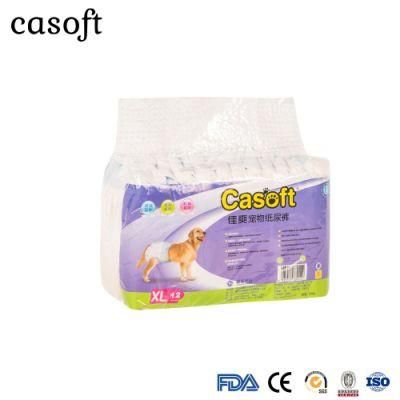 Soft Disposable Pet Diaper for Dog with Super Absorption Core