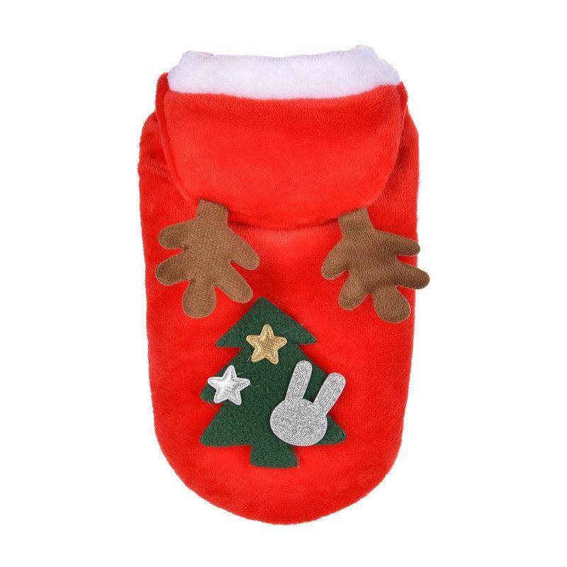 Winter Christmas Tree Cosplay, Lovely Small Medium Large Dogs Cat Hoodies Pet Clothes//