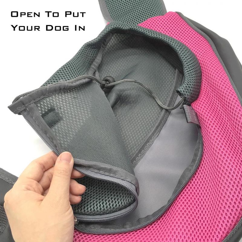 Pet Sling Carrier, Pets Travel Shoulder Bags Mesh Travel Single Shoulder Bag for Pets Travel