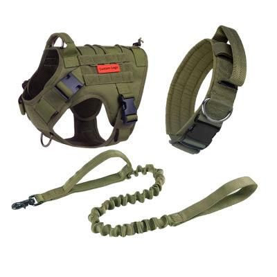 Military Nylon Dog Tactical Harness Working Dog Vest Harness with Handle