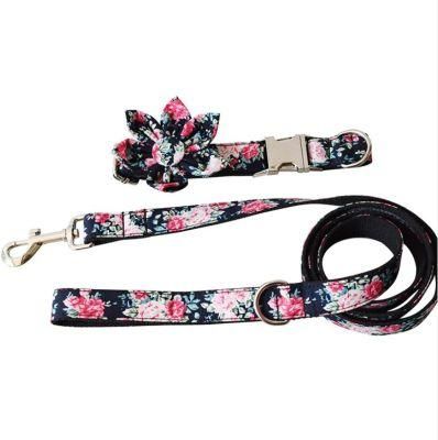 Fast Delivery of Matching Dog Collar Leash and Floral Bow