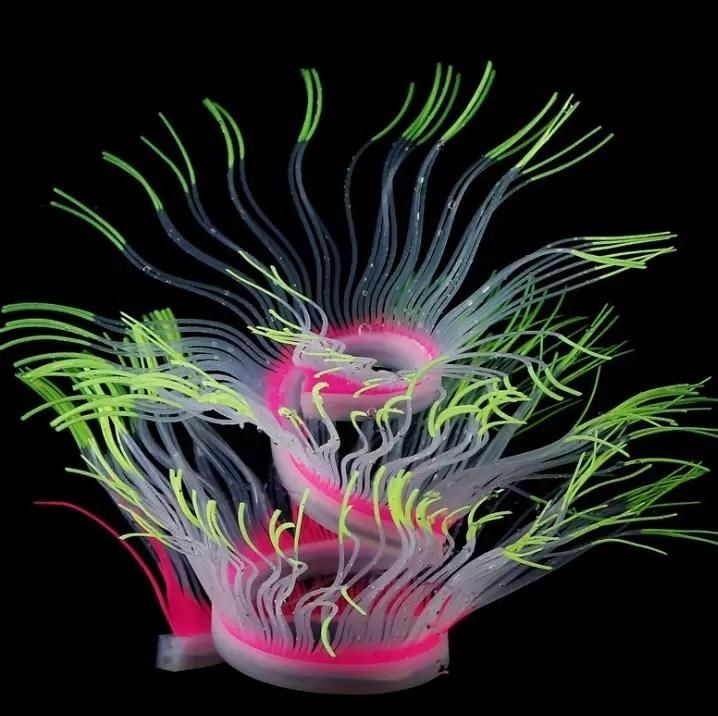 Silicone Simulation Variable Sea Anemone Fish Tank Ornament
