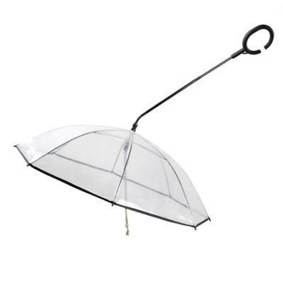 Transparent Umbrella Dog C Umbrella Outdoor Adjustable Rainy Walking Dog Pet Leashes