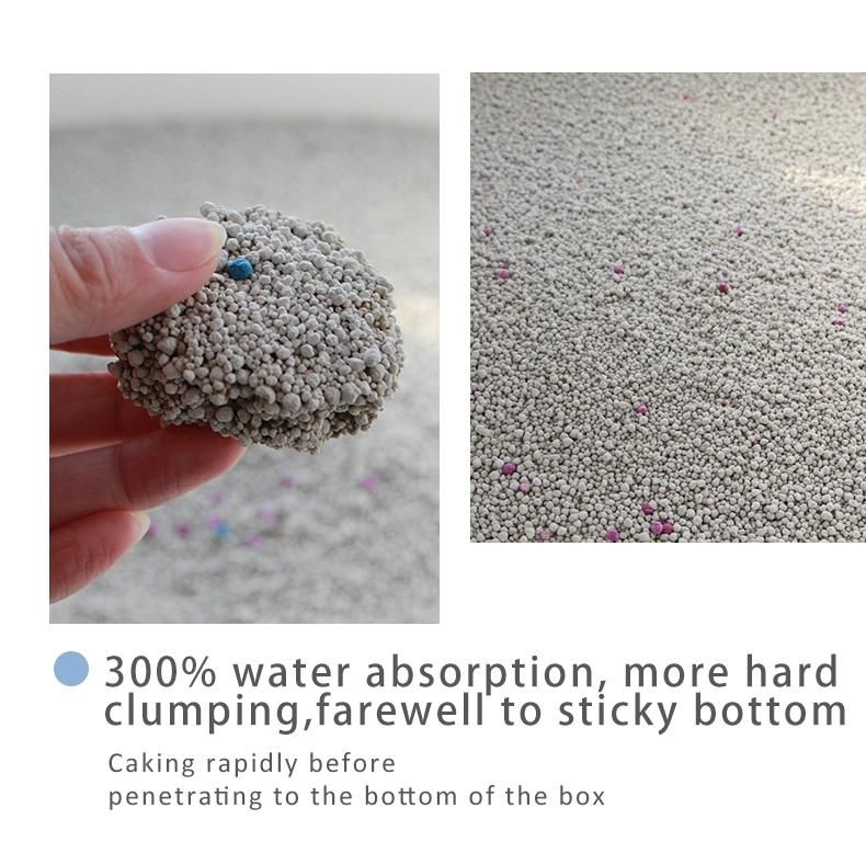 Sales No1 Pet Litter Hard Clumping Cheap Factory Price Dust-Free China Bentonite Cat Sand