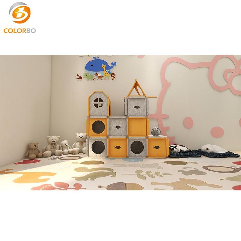 DIY  Pet Felt Cat Litter Splicing Dirty-Resistant Lightweight Felt Material Pet House Cattery Kennels