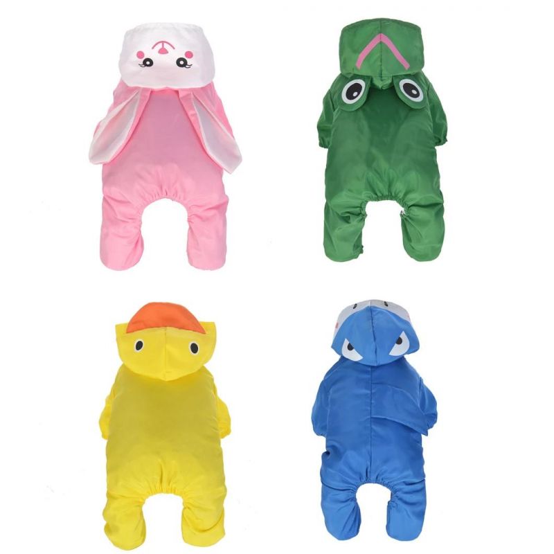 Wholesale Custom Comfortable Large Pet Clothes Hoodie Safe Waterproof Pet Dog Raincoat