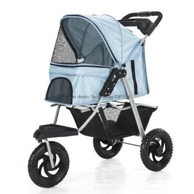 Pet Stroller 3 Wheels Dog Carrier Pet Stroller Foldable Pet Stroller for Cats