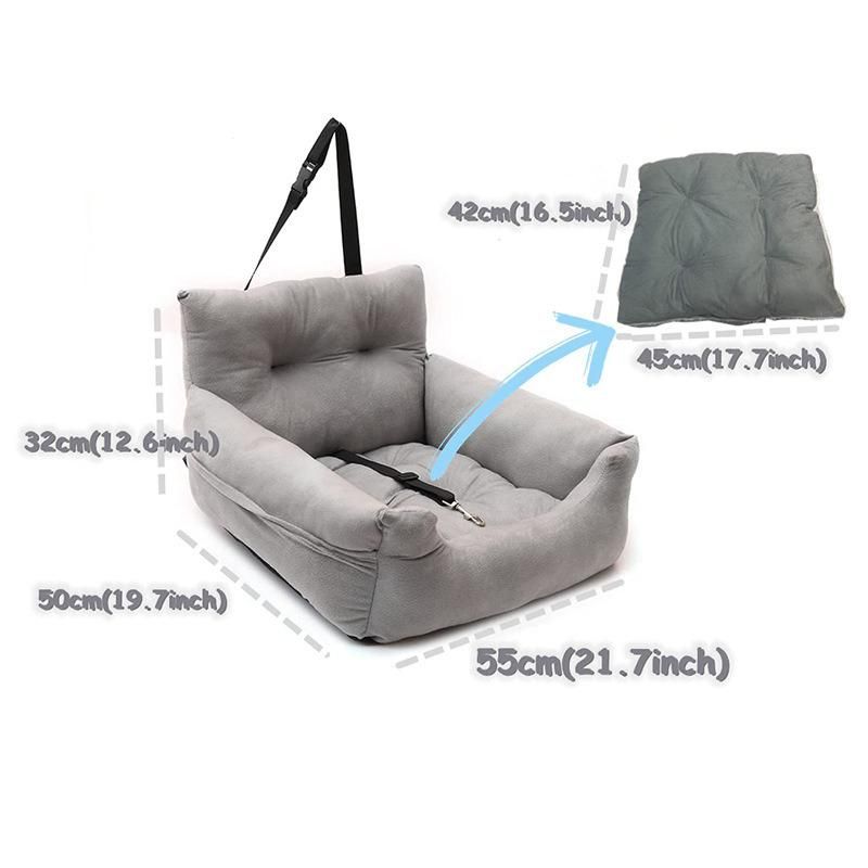 Factory Direct Removable Traveling Pet Bed Dog Seat in Car