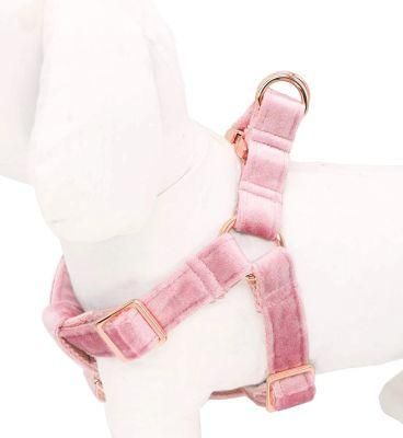 Comfortable Velvet Pet Vest Adjustable Soft Dog Harness for Dogs