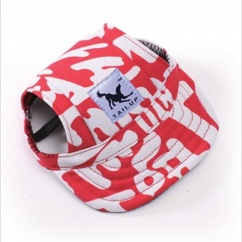 Summer Print Baseball Dog Pet Hat Cute Pet Accessories for Small Dogs
