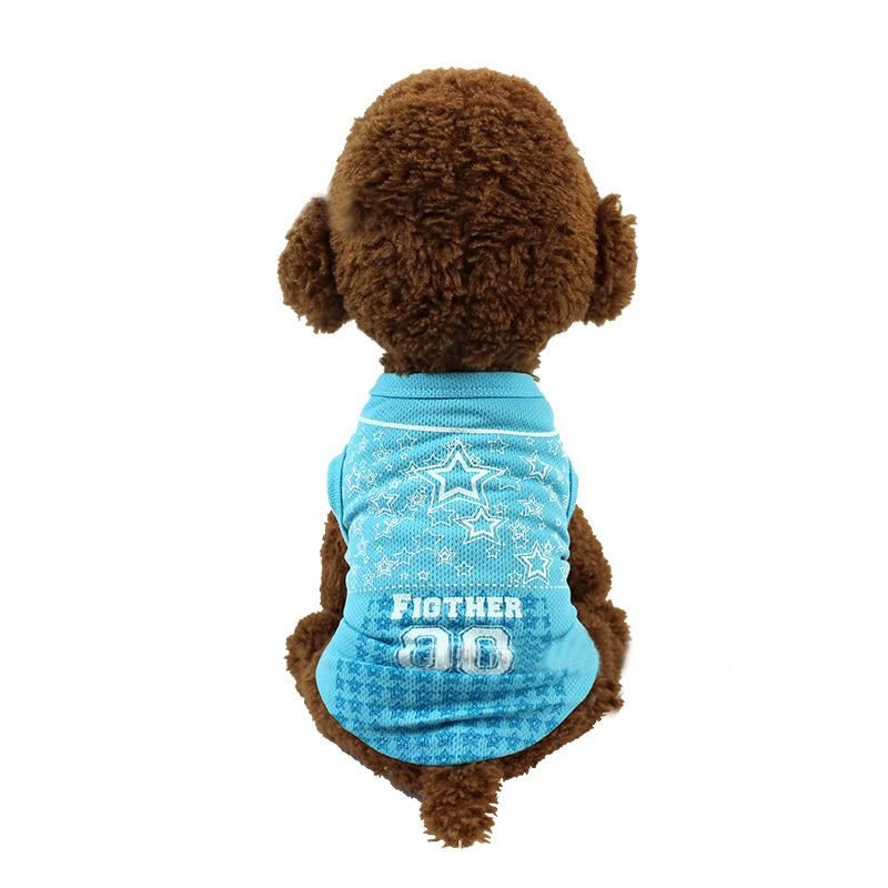 Spring Summer Thin Teddy Puppy Vest Clothing Wholesale Dog Clothing Thin Summer Pet Clothing
