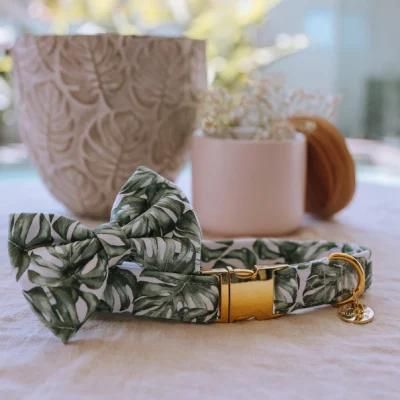 Durable Using Multi Color Luxury Custom Pattern Pet Necklace Dog Collars