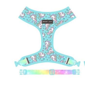 Best Seller Reversible Dog Harness Custom Pattern Print Pet Harness