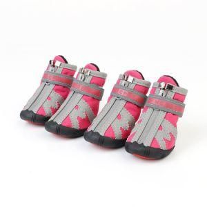 Red Waterproof Non-Slip Outdoor Hot Sale Non-Slip Snow-Proof Pet Dog Boots
