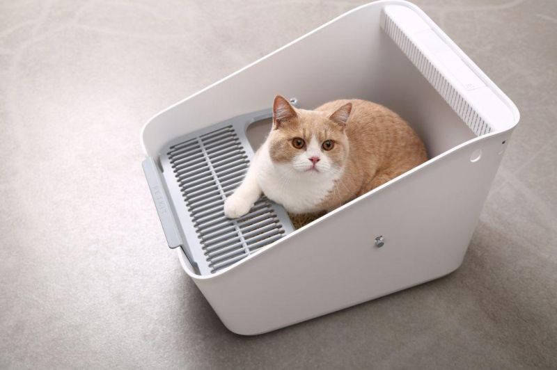 New Luxury Detective Automatic Deodorizing Cat Litter Box with Easily Detach and Clean