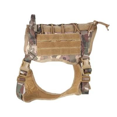 Wholesale Color Adjustable Training Tartical Dog Walking Pet Harness for Dog