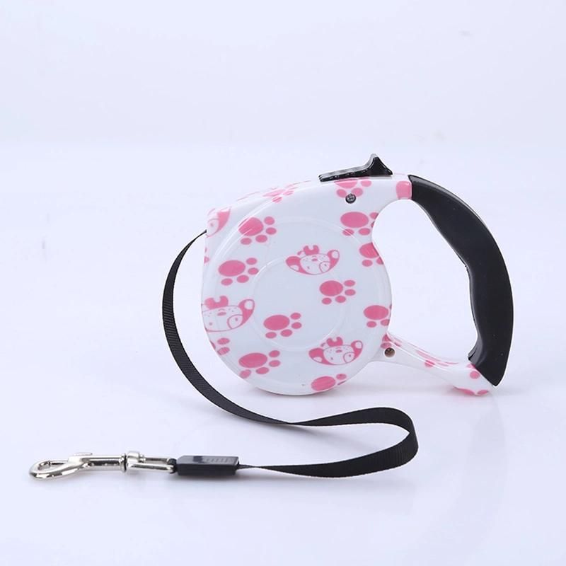 Personalised Retractable Ribbon Pet Training Dog Leash Retractable