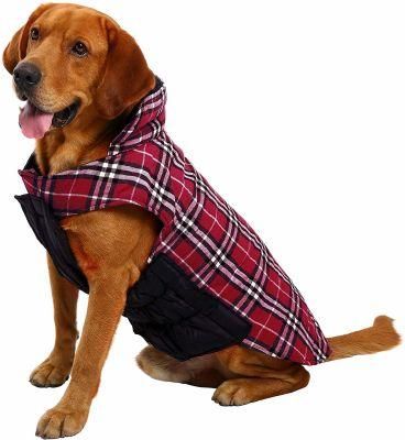 Stylish Plaid Dog Jacket Lightweight High Quality Dog Vest