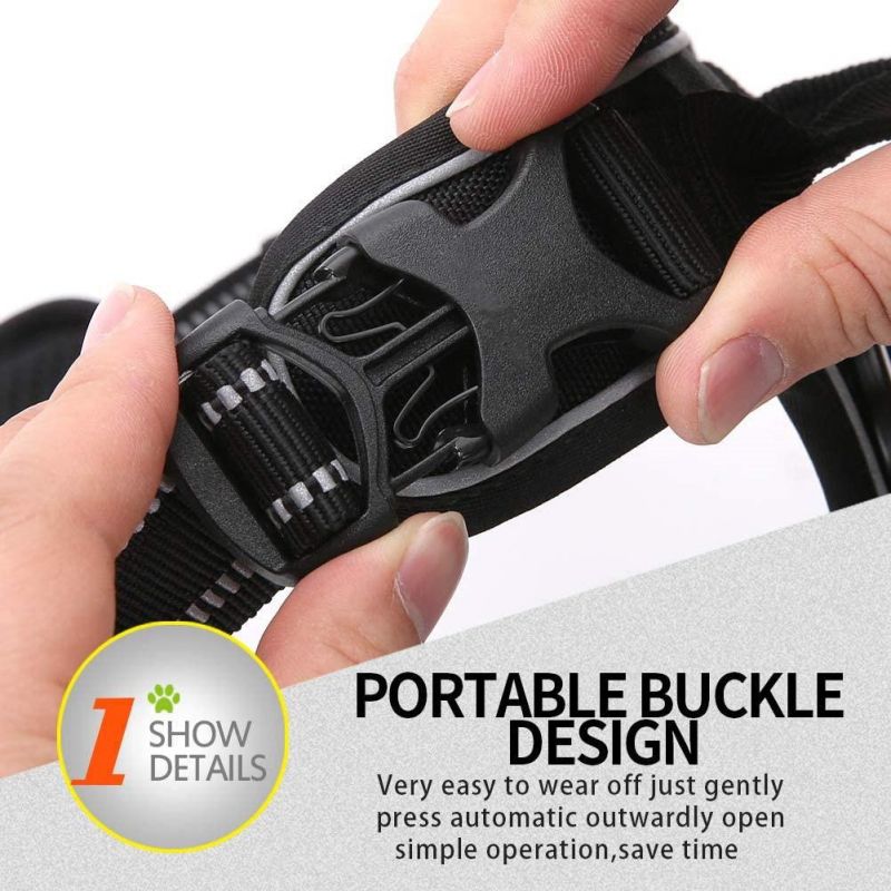 Soft Front Dog Harness. Best Reflective No Pull Harness