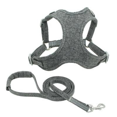 Desirable Adjustable Pet Dog Harness Leash Set Cotton Pet Harness