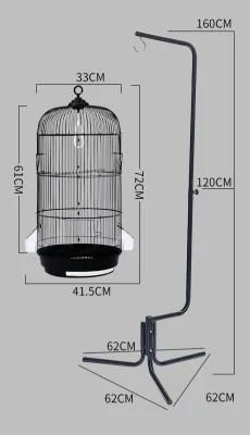 2022 New Cabinet Wholesale Round Bird Cages with Shelf Amazon Hot Selling Pet Products