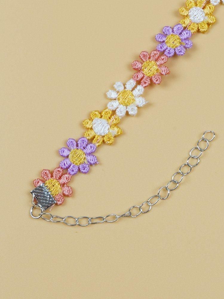 Pet Collar Dog Jewelry Cat and Dog Collar Flower Color Flower Necklace Pet Jewelry