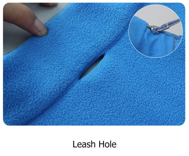 Sport Style Dog Coat Warm Fleece Pet Clothes
