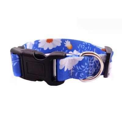 Sublimation Beautiful Flowers Pet Collar