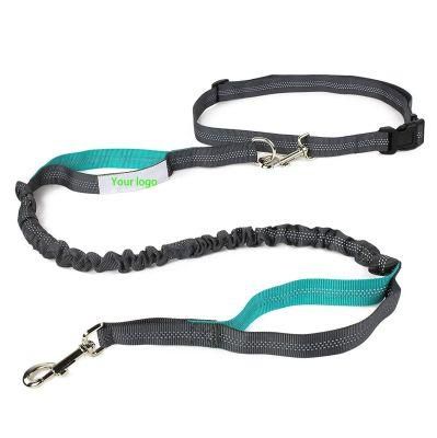 Hands-Free Durable Dual-Handle Bungee Dog Leash