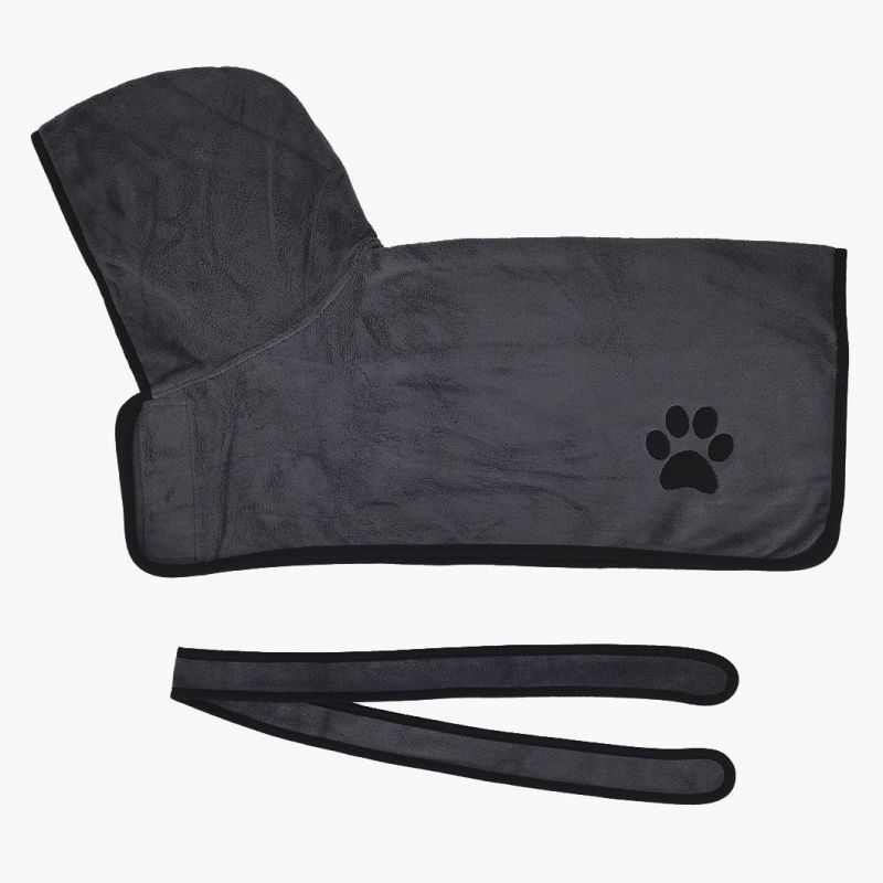 Mircofiber Absorbent Grooming Quick Drying Robe Bathrobe Cat Dog Products