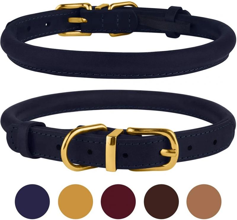 Rolled Collars Suitable for Long Haired Dog Breeds