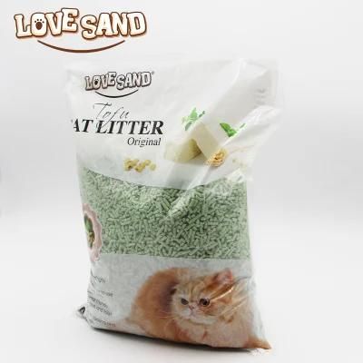 Love Sand Supply Natural Clumping Green Tea Tofu Cat Litter