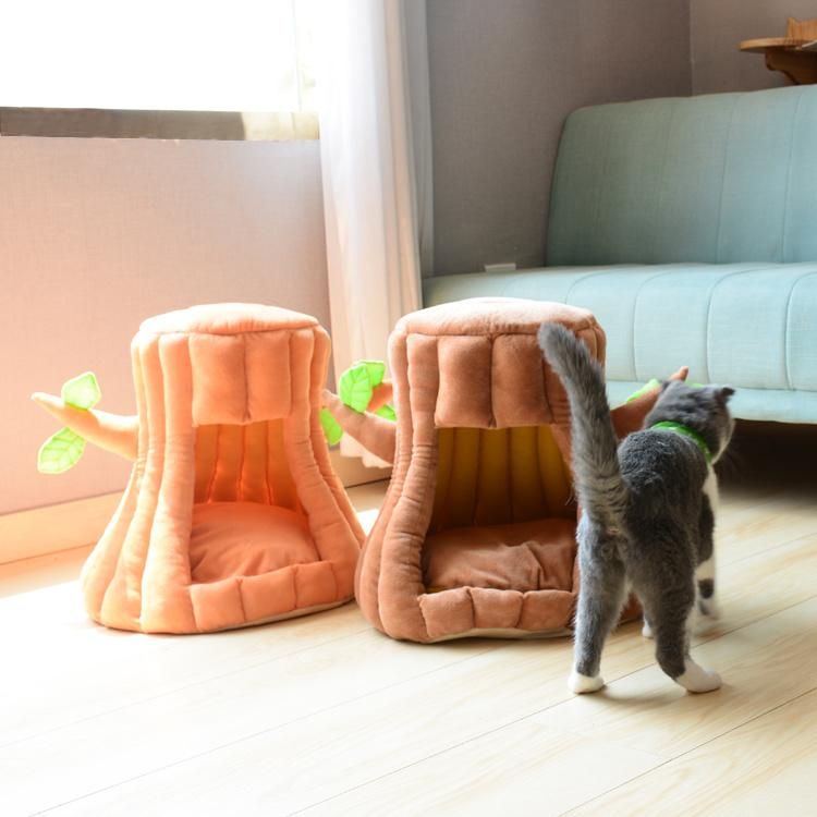 Comfortable Pet Bed Warm Pet Nest Tree Shape Pet Bed Dog Pet Dog Cat Products Cat House Pet Sofa