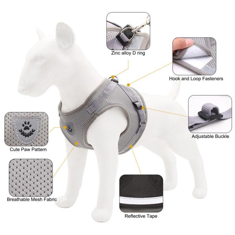 Cat Harnesss with Cat Leash Reflective Dog Harness
