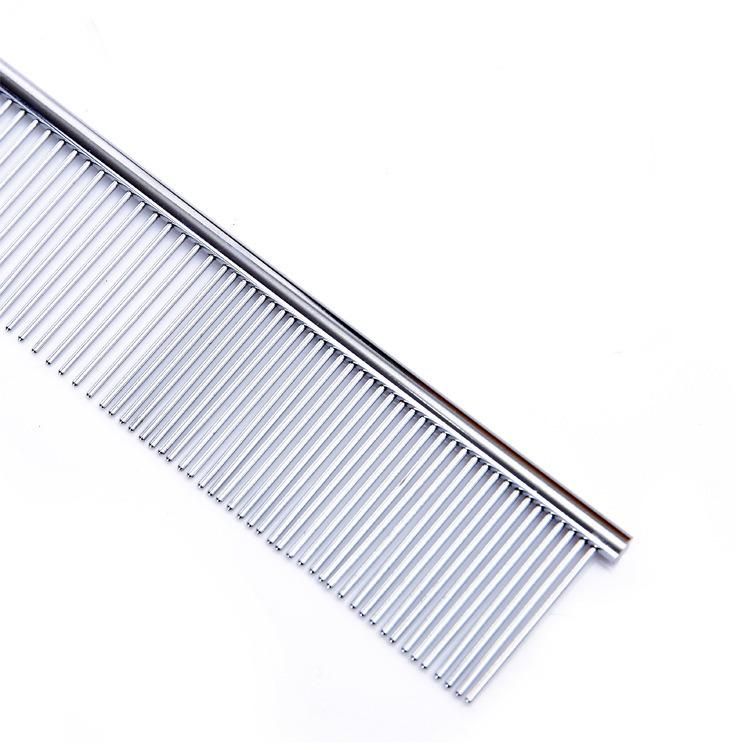 Hairbrush Flea Comb Long Straight Needle Pets Metal Comb
