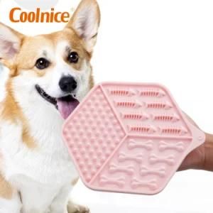 BPA Free Silicone Pet Feeding Bowls for Dog Eating Slowly