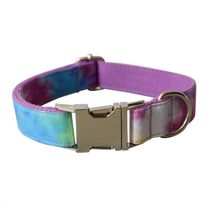 Tie Dye Fast Delivery of Dog Collar Leash with Customized Logo