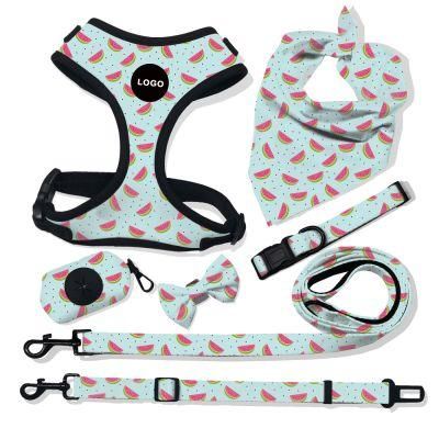 Wholesale Price OEM Custom Dog Collar Wholesale Neoprene Leash Dog Lead Collar Set Collar Leash Set Dog Harness