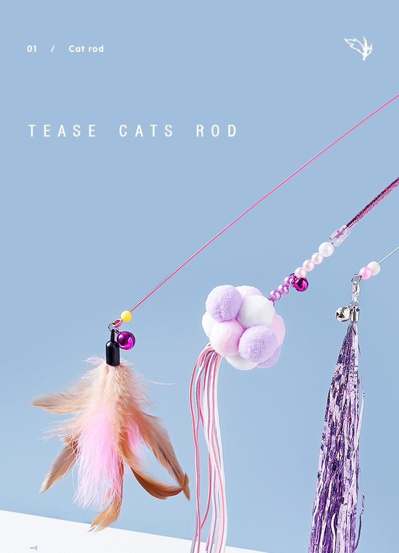 Yee Hot Selling Pet Toy Funny Cat Stick for Cat