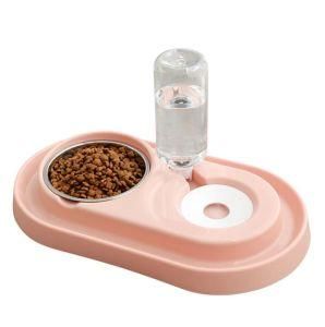 Cat/Dog Automatic Water Dispenser with Food Bowl