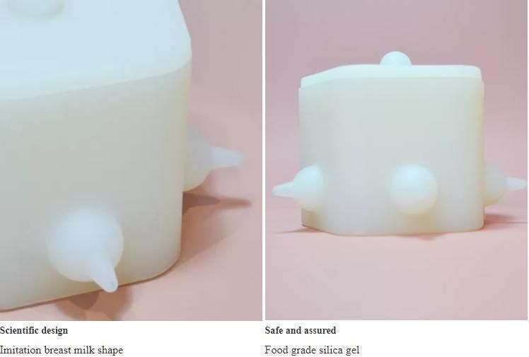 Pet Puppies Feeder 350ml Food Grade Silicone Pet Puppy Rabbit Kitten Milk Nipple Feeder Silicone Bubble Milk Bowl