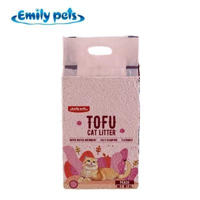 Py-Pets Pets Supply Peach Scent Tofu Cat Litter Pet Product