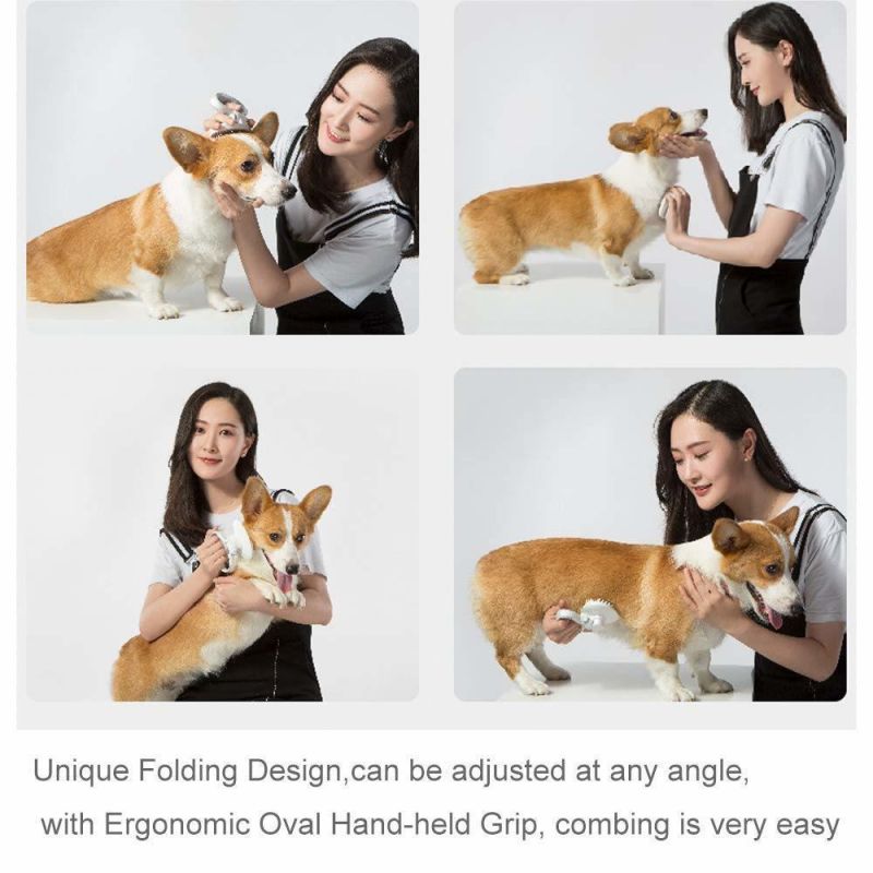 Foldable Dog Cat Shedding Hair Brushes with The Latest Design