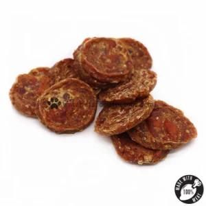 Dry Low Calorie Duck Jerky Circular Chips Pet Treats