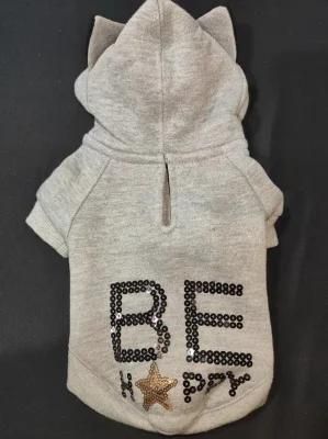 &quot;Be Happy&quot; Wholesale Dog Hoodie Pet Hoodie Pet Products